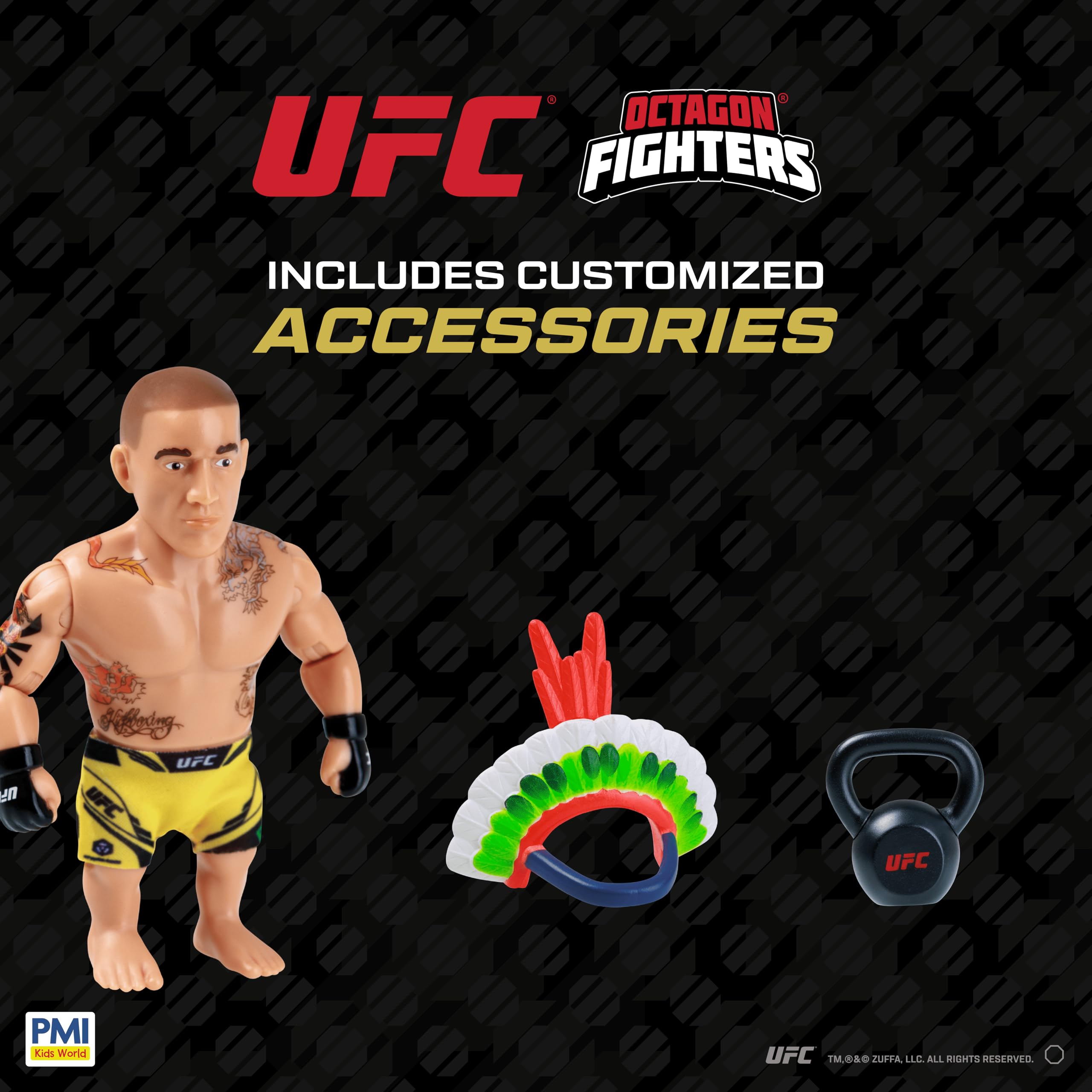 Amazon.com: UFC 4.5-Inch Articulated Action Figure – Alex Pereira